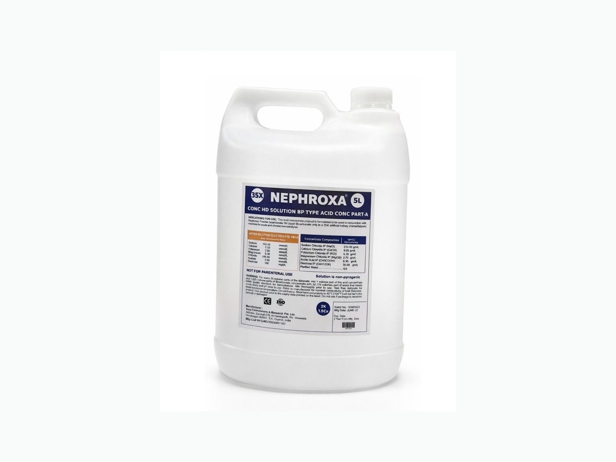 Nephroxa Acid Concentrate and Solutions Range
